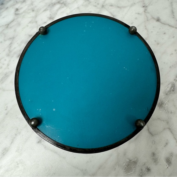 ART & ARTIFACT Notre Dame Rose Window Trinket Box Pressed Glass Jewelry Box - Picture 8 of 8